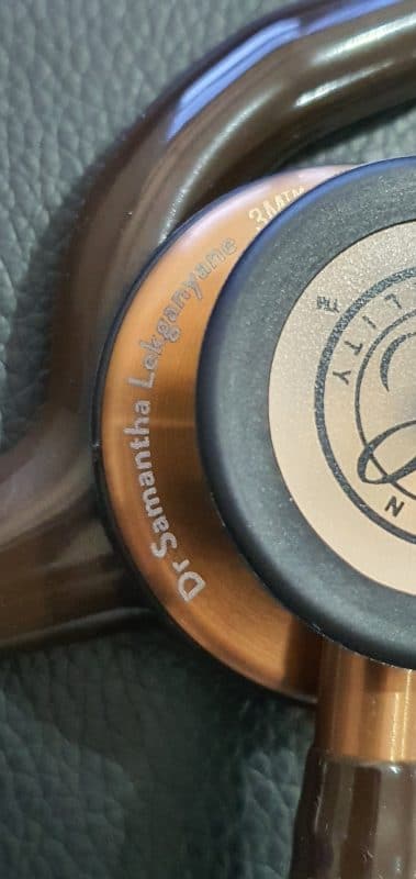 Custom engraved stethoscope for medical professionals