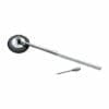 Stainless steel Babinsky reflex hammer with detachable head for neurological testing