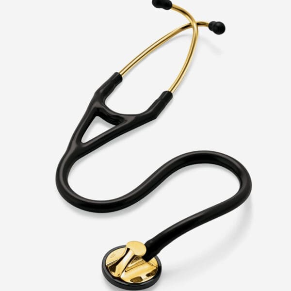 3M™ Littmann® Master Cardiology™ Stethoscope 2175, Brass-Finish Chestpiece, Black Tube