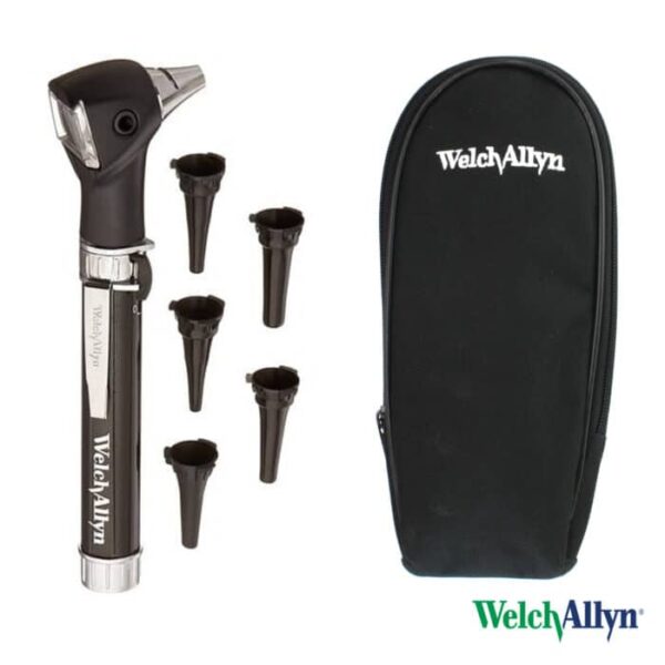 Welch Allyn Pocket Junior Otoscope with Halogen Light and Fiber Optics for Ear Examination and Diagnosis
