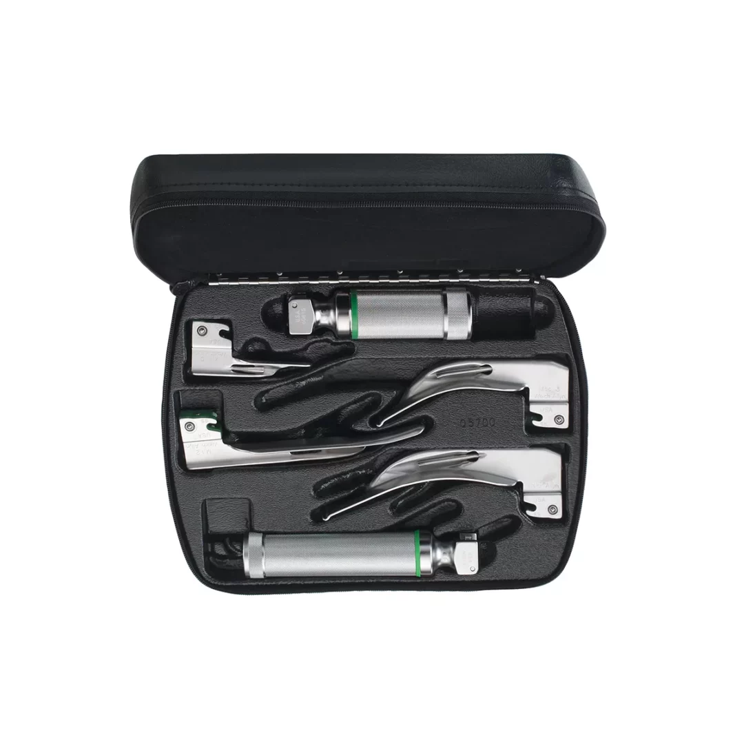Fibre Optic Laryngoscope Set-Macintosh (With LED)
