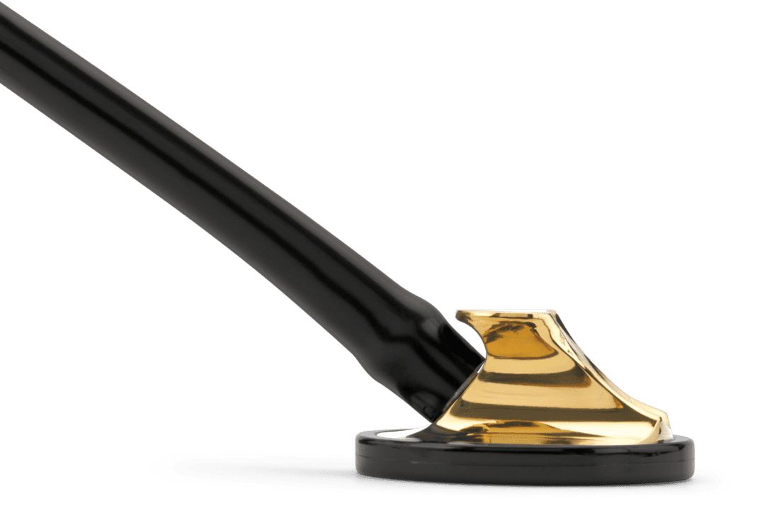 3M™ Littmann® Master Cardiology™ Stethoscope 2175, Brass-Finish Chestpiece, Black Tube