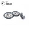 Littmann Stethoscope Spare Parts Kit Classic III Cardiology IV in Grey with Tunable Diaphragms and Soft-Sealing Eartips