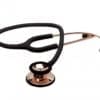 ADC Adscope 603 stethoscope in rose gold and black with AFD technology for enhanced acoustics and durable stainless steel construction