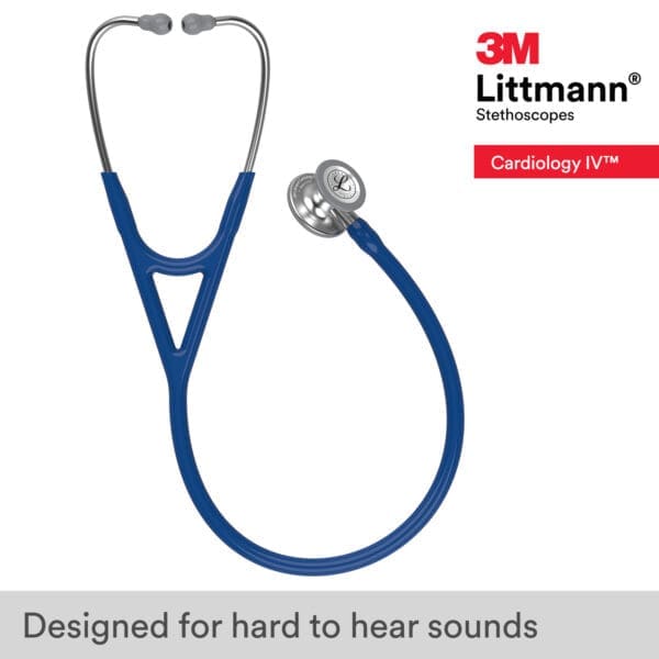 Littmann Cardiology IV - Navy Blue - Stainless Steel Stethoscope