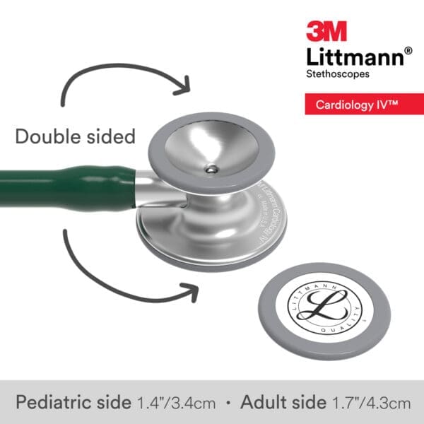 Littmann Cardiology IV - Hunter Green - Stainless Steel Stethoscope