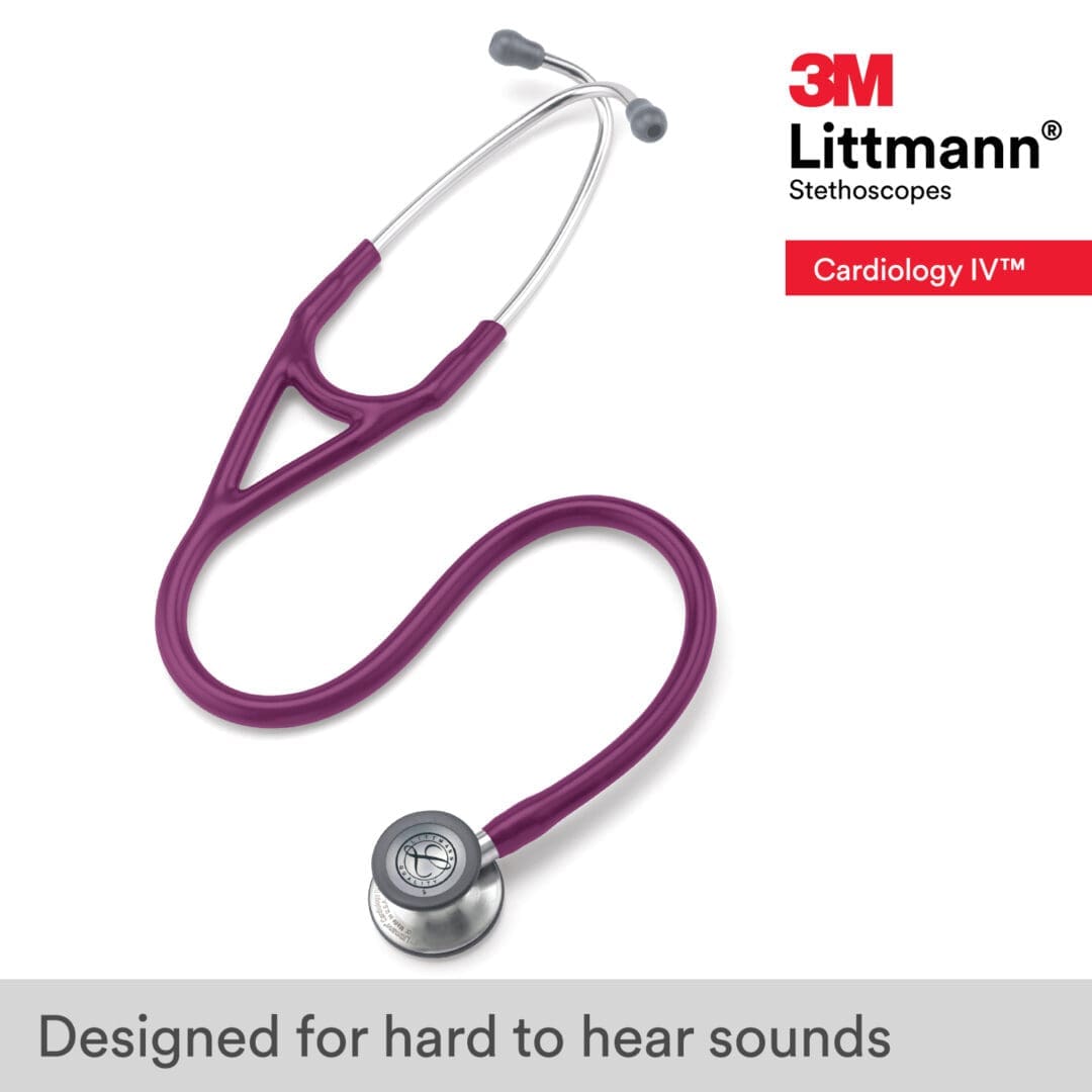 Littmann Cardiology IV - Plum - Stainless Steel Stethoscope