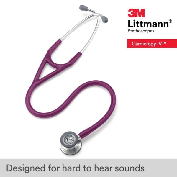 Littmann Cardiology IV - Plum - Stainless Steel Stethoscope