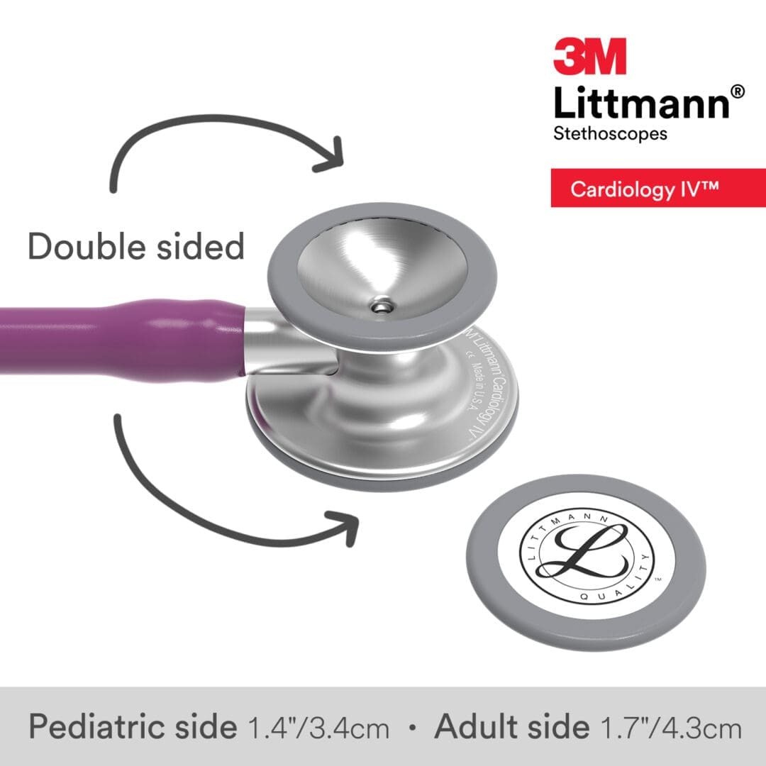 Littmann Cardiology IV - Plum - Stainless Steel Stethoscope