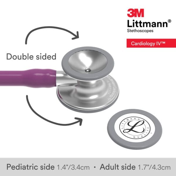 Littmann Cardiology IV - Plum - Stainless Steel Stethoscope