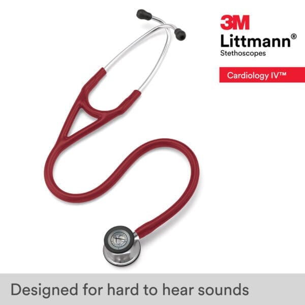 Littmann Cardiology IV - Burgundy - Mirror Finish Stethoscope