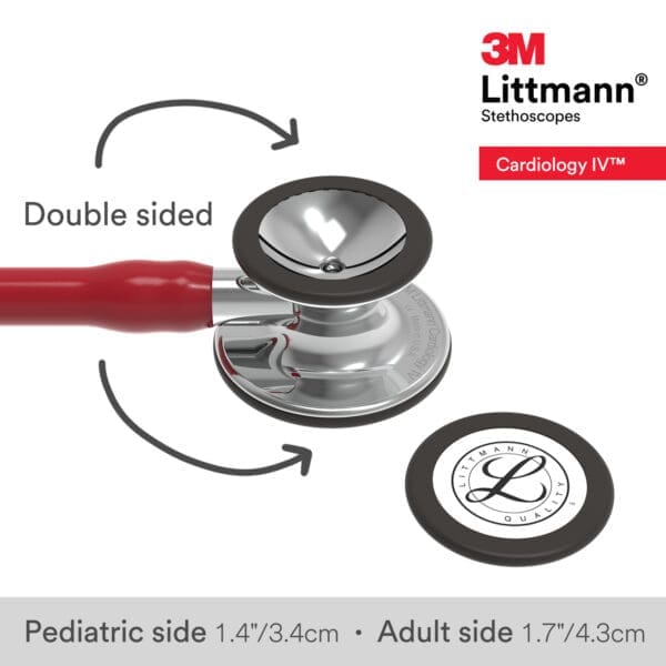 Littmann Cardiology IV - Burgundy - Mirror Finish Stethoscope