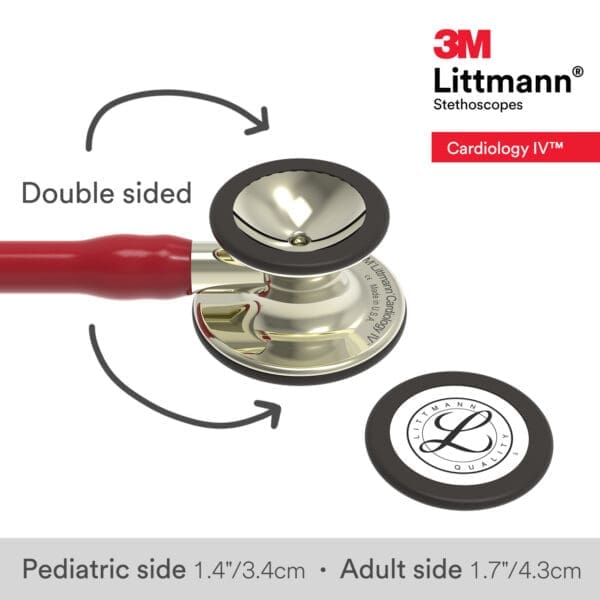 Littmann Cardiology IV - Burgundy - Champagne Finish Stethoscope