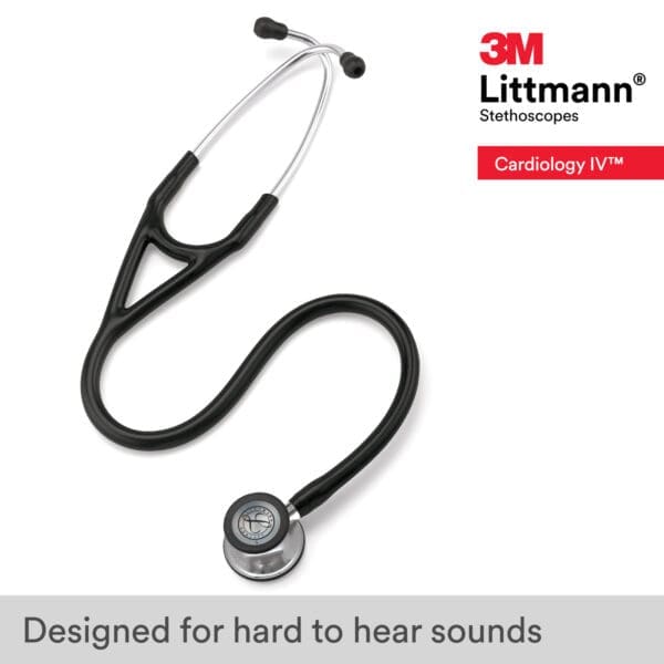 Littmann Cardiology IV - Black - Mirror Finish Stethoscope