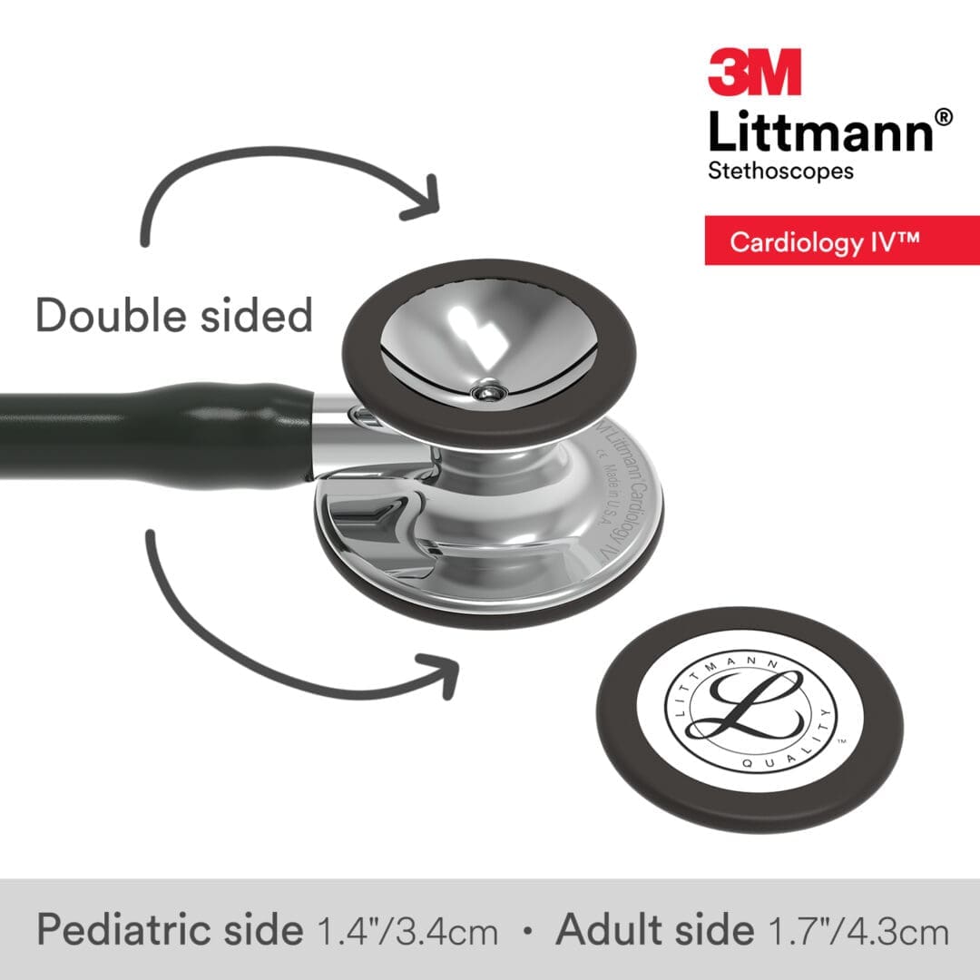 Littmann Cardiology IV - Black - Mirror Finish Stethoscope