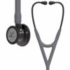 Littmann Cardiology IV Stethoscope in Grey with High Polish Smoke Finish, advanced diagnostics for critical care environments, dual-sided chestpiece, 7-year warranty