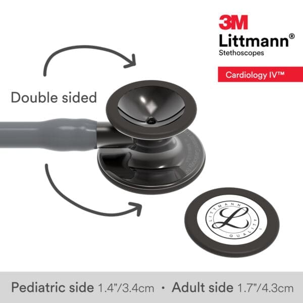 Littmann Cardiology IV - Grey - High Polish Smoke Finish Stethoscope