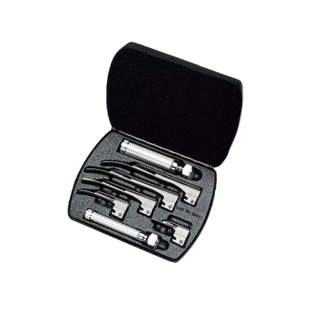 Fibre Optic Laryngoscope Set-Miller (With LED)