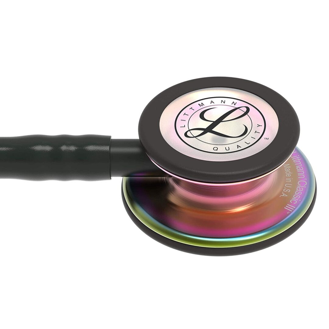 Littmann Classic III - Black - Rainbow Finish Stethoscope