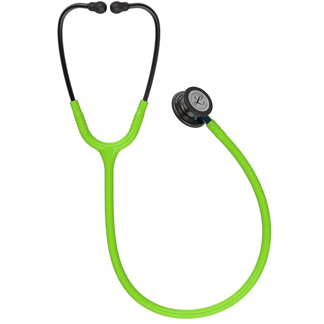 Littmann Classic III - Lime Green - Smoke Finish Stethoscope