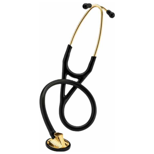 3M™ Littmann® Master Cardiology™ Stethoscope 2175, Brass-Finish Chestpiece, Black Tube