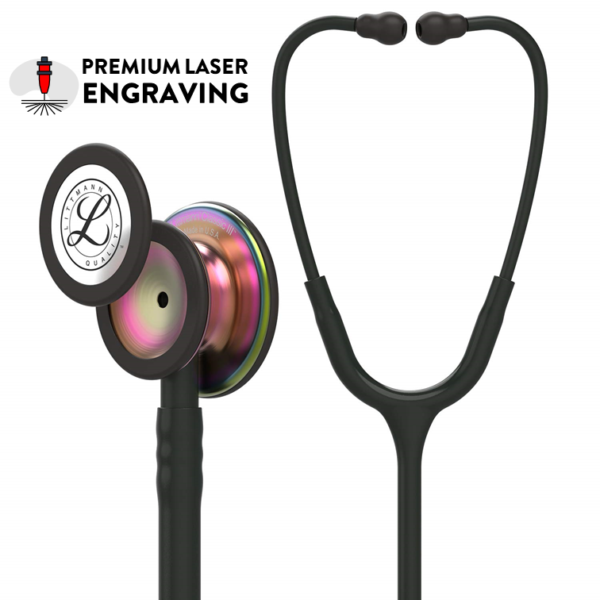 5870 Littmann Classic III Stethoscope Black Rainbow