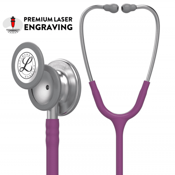 5831 Littmann Classic III Stethoscope Plum Stainless Steel