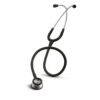 Black Littmann Classic II Paediatric Stethoscope with optional laser engraving on earpieces, double-sided chestpiece for pediatric patients, and non-chill rim