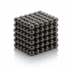 Black Atomz Magnets Fidget Toy with 216 Neodymium Rare Earth Magnetic Spheres for Creative Shape Construction and Strong Magnetic Hold