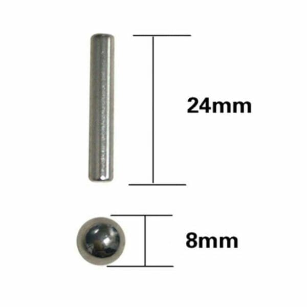 Atomz Magnets Fidget Toy - Silver Sticks