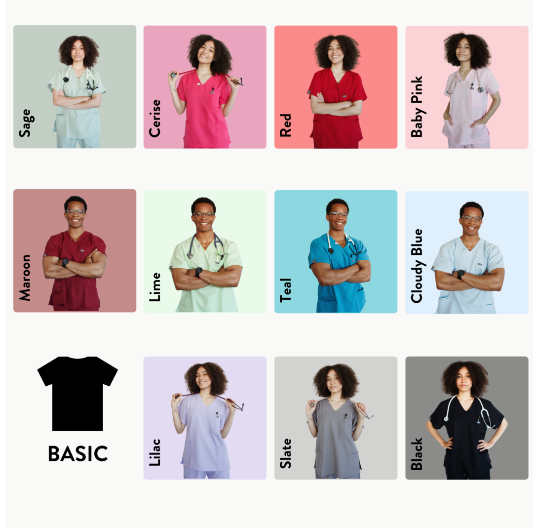 WiZ Scrubs Basic Top