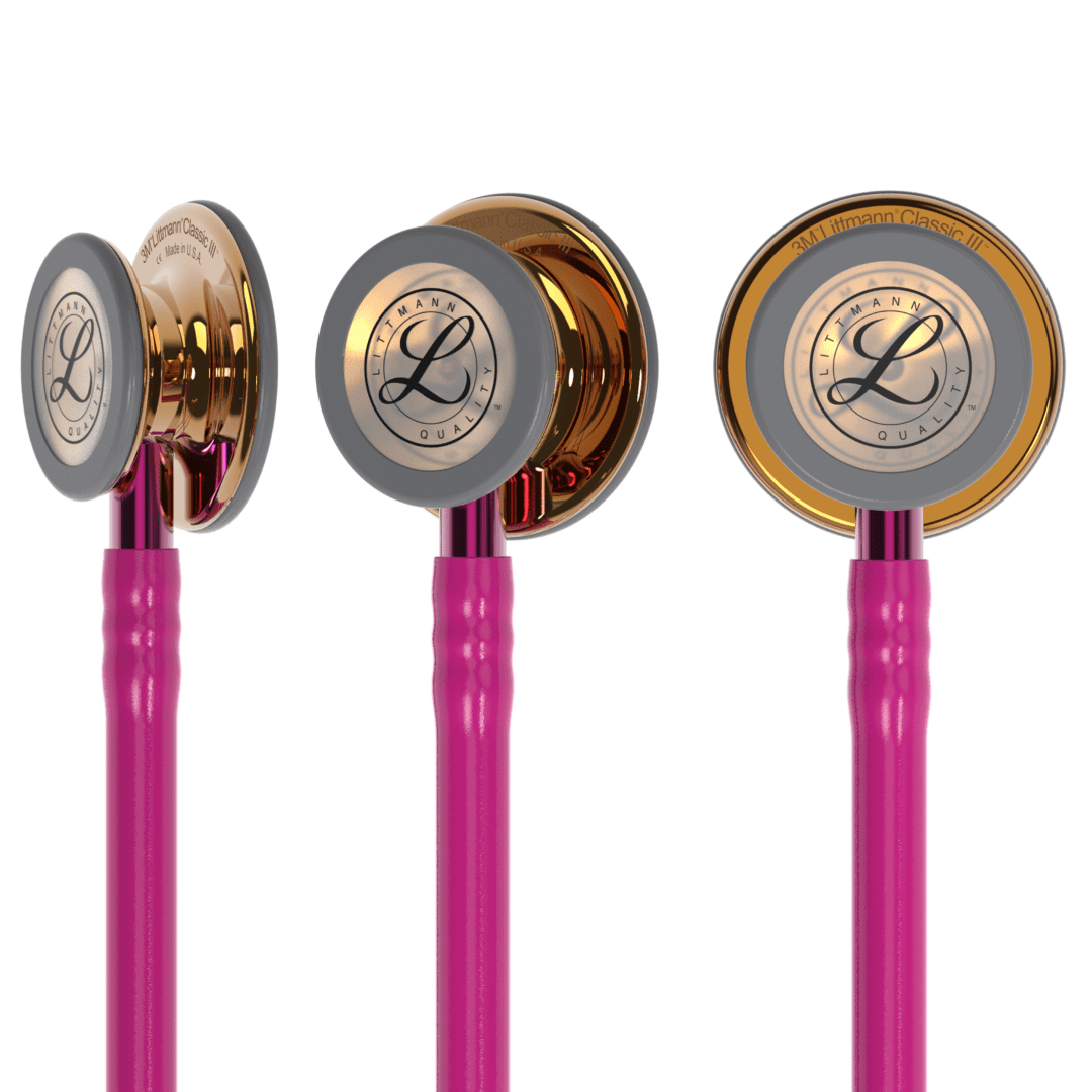 Limited Edition Littmann Classic III - Raspberry - High Polish Copper