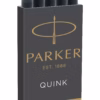 Parker Fountain Pen Ink Cartridges - Black (5 Pack)