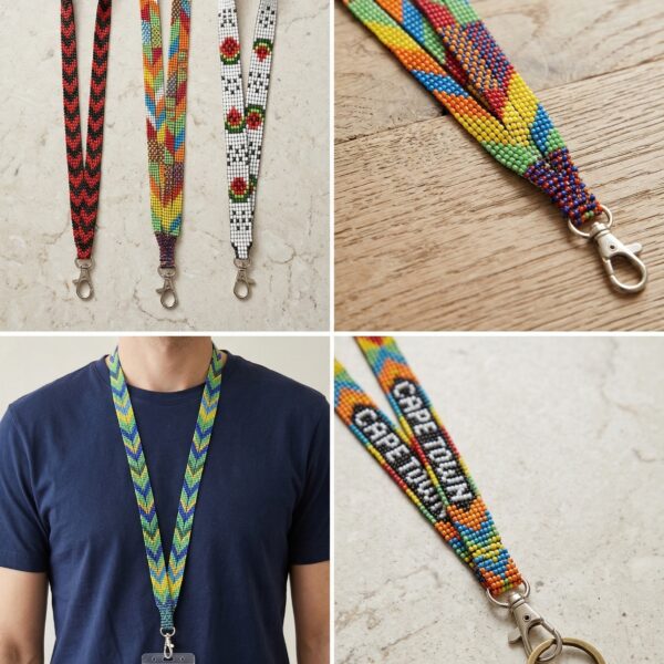 African Beaded Healthcare ID Lanyard 🇿🇦 | Handmade in South Africa