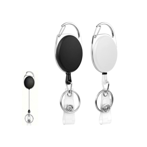 WiZmed Premium Retractable ID Carabiner