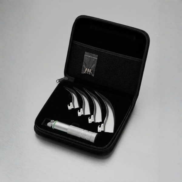 WiZmed Diagnostics Macintosh Laryngoscope Set | Sizes 1–4 with Handle